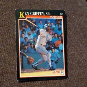 Baseball Trading Card - Ken Griffey Sr. Mariners